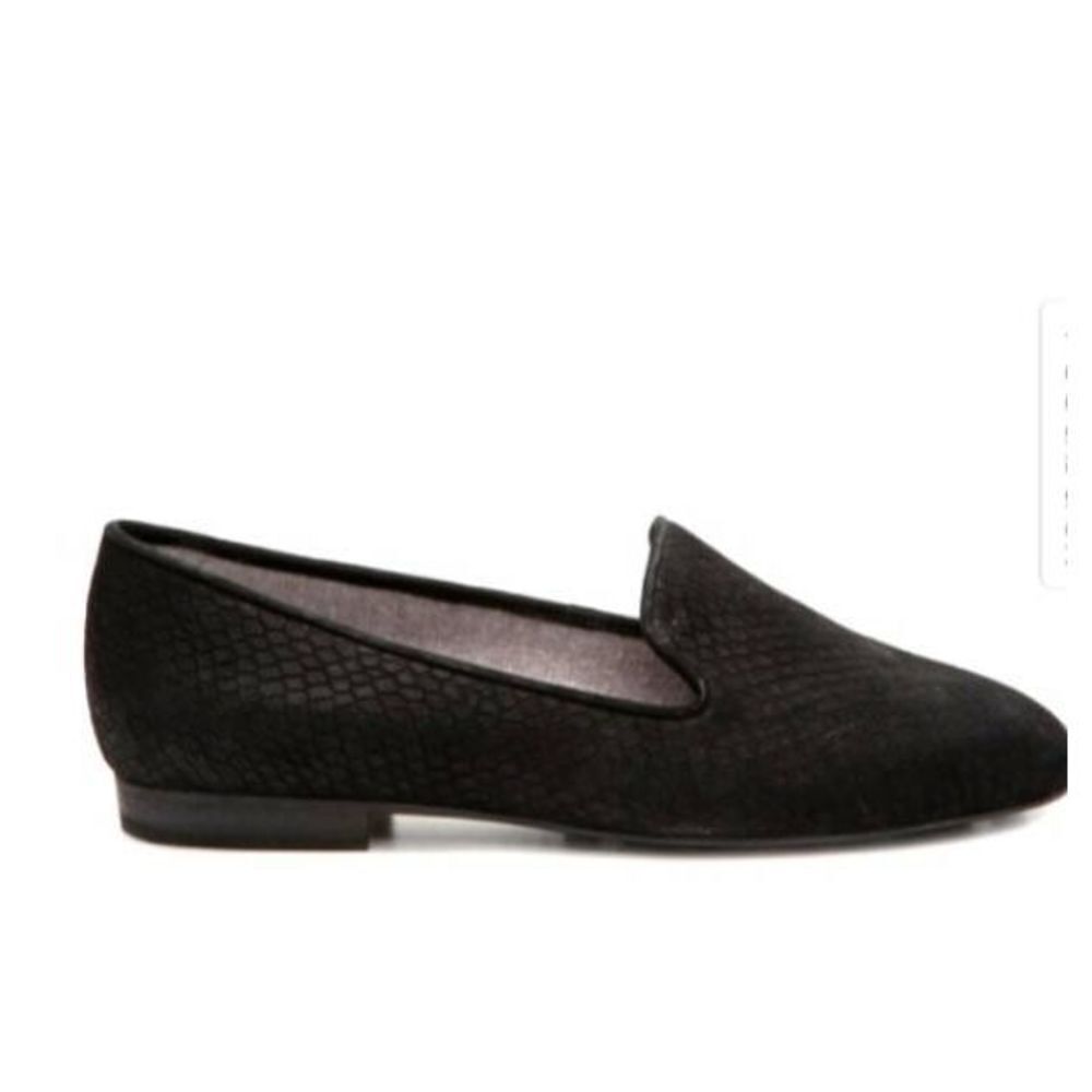 COM & SENS GLORIETTE LEATHER LOAFERS BLACK SIZE 8